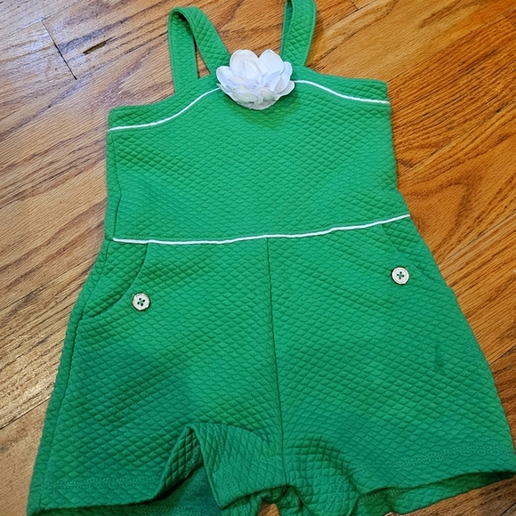 Janie and Jack Girls Romper, 12-18Months - Picture 1 of 6